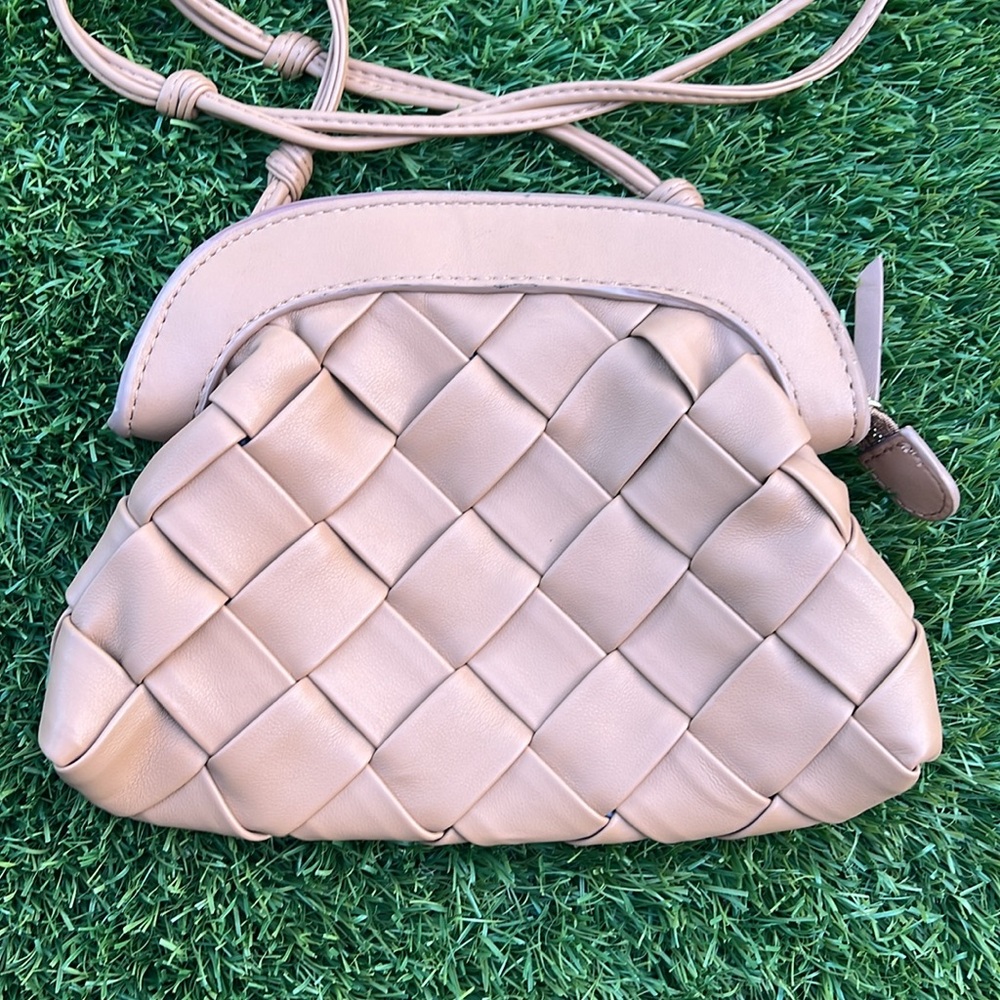 Mango Tan Mini Bag with Gold Hardware - Picture 6 of 10